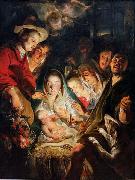 Jacob Jordaens The Adoration of the Shepherds oil painting on canvas